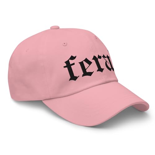 NX Feral Embroidered Curved Bill Cap Relaxed Fit Low Crown Adjustable Dad Hat - color: Pink