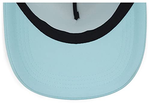 Lids Blank Basic Foam Trucker Adjustable Snapback Hat - color: Turqouise/Turqouise