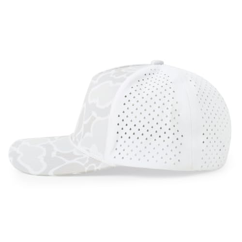 HH HOFNEN Quick Dry Baseball Cap Snapback Golf Trucker Hat for Men Women - color: Lightgreycamo