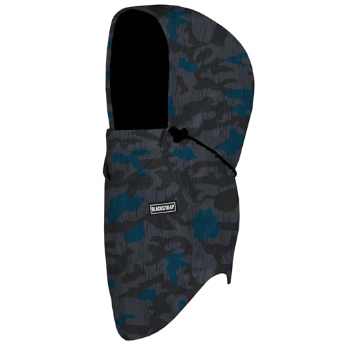 BLACKSTRAP Team Hood Dual Layer Adjustable Balaclava Ski Mask Compatible, Adult Unisex - color: Frontline Slate
