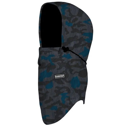 BLACKSTRAP Team Hood Dual Layer Adjustable Balaclava Ski Mask Compatible, Adult Unisex - color: Frontline Slate