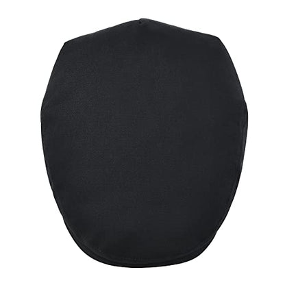 STARANCE Men Thin Cotton Gatsby Newsboy Cap - color: Black, size: 7 3/4
