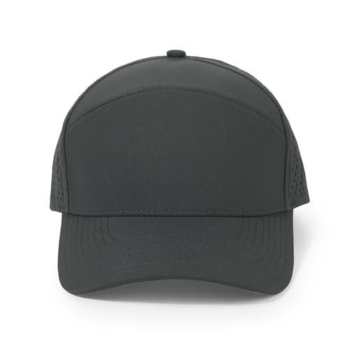 HH HOFNEN Quick Dry Baseball Cap Snapback Golf Trucker Hat for Man Women - color: 1-darkgray