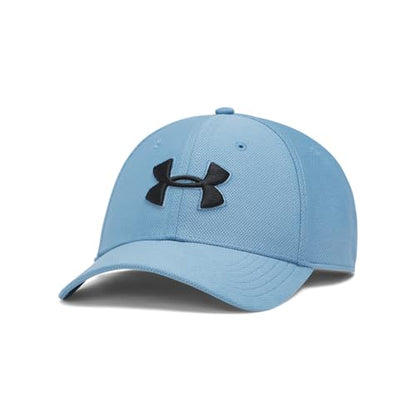 Under Armour Men's Heathered Blitzing 3.0 Cap - color: (418) Blue Smoke / / Black, size: X-Large-XX-Large