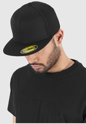 Flexfit Men's Premium 210 Fitted Cap - color: Black, size: One Size