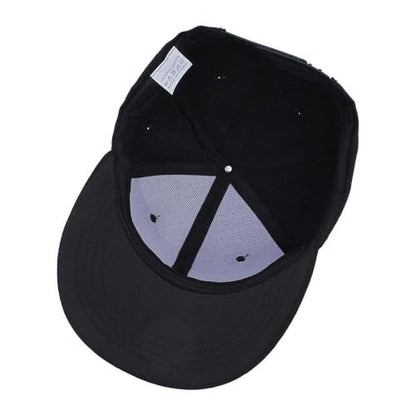 Boolavard Classic Snapback Hat Cap Hip Hop Style Flat Bill Blank Solid Color Adjustable Size - color: Red