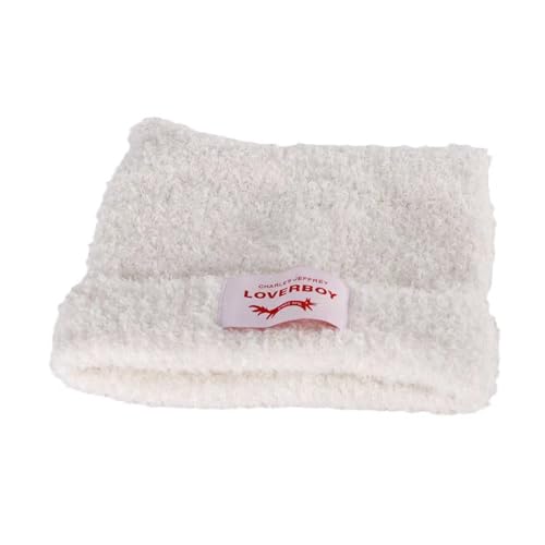 Knitted Beanie Hat Cute Rabbit Long Ears Fun Caps Fluffy Winter Warm Knitted Rabbit Hats Outdoor Slotty Cap - color: Whiter