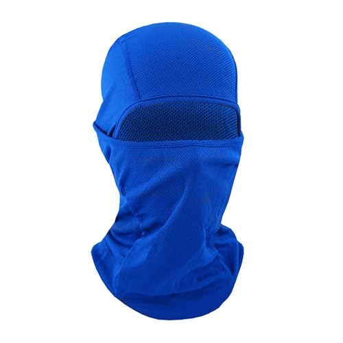 TOPTIE Mesh Balaclava with Hinge Design, Breathable Helmet Liner - color: Royal Blue