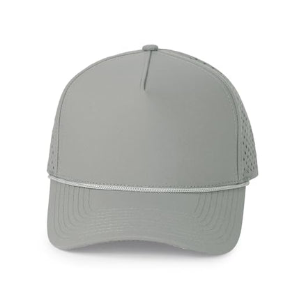 HH HOFNEN Quick Dry Baseball Cap Snapback Golf Trucker Hat for Men Women - color: #1 Gray