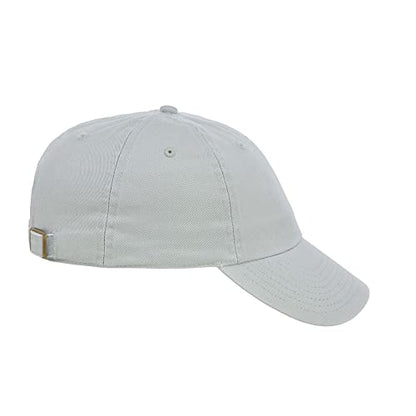 Lids Blank Baseline Dad Adjustable Strapback Hat - color: Light Grey