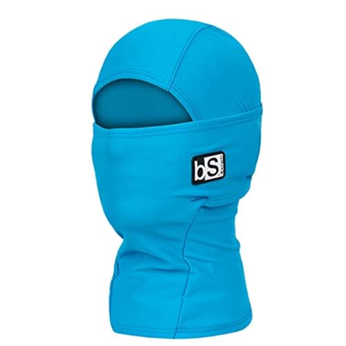 BLACKSTRAP Kids' Hood ExoHinge Balaclava Ski Mask, Helmet Compatible, Keeps Kids Comfortable and Warm - color: Teal, size: One Size