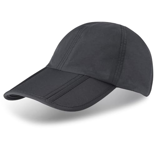 Sumolux Waterproof Baseball Cap Men Women Sun Hat Quick-Drying - color: Gray, size: One Size