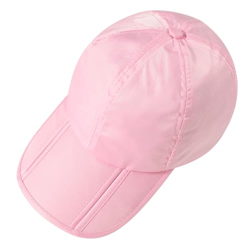 Sumolux Waterproof Baseball Cap Men Women Sun Hat Quick-Drying - color: Pink, size: One Size