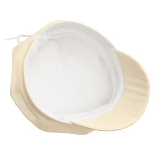 Newsboy Cabbie Baker Boy Hat Beret Cap for Women Pageboy Hats Flat Visor Cap Sailor Hat Adjustable - color: Beige