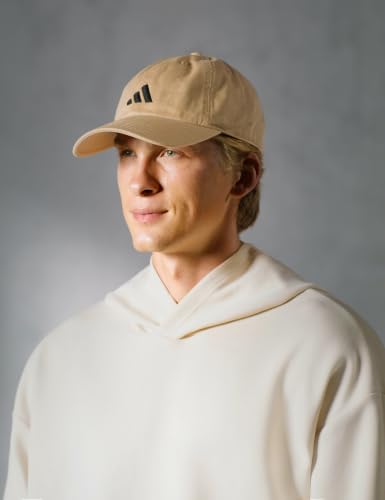 adidas Men's Ultimate Hat Baseball Cap - color: Warm Sandstone Beige/Black/3