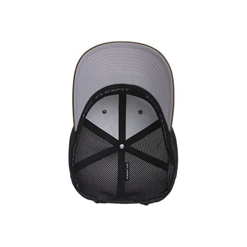 Flexfit 110 Mesh Cap One Size - color: Coyote Brown/Black, size: One Size