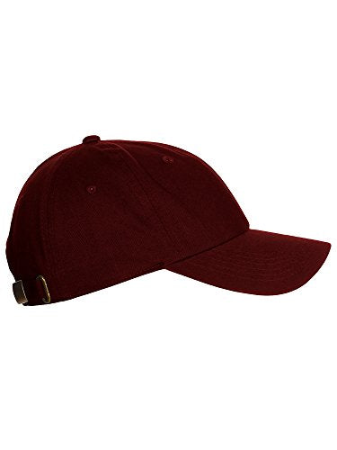 Classic Unstructured USA Cities Baseball Dad Hat 3D Raised PVC Letters Cap - color: Alabama Burgundy - White Black