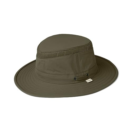 Tilley Womens Ltm5 Airflo Medium Brim Recycled Sun Hat, Olive, 7.75 US - color: Olive, size: 7