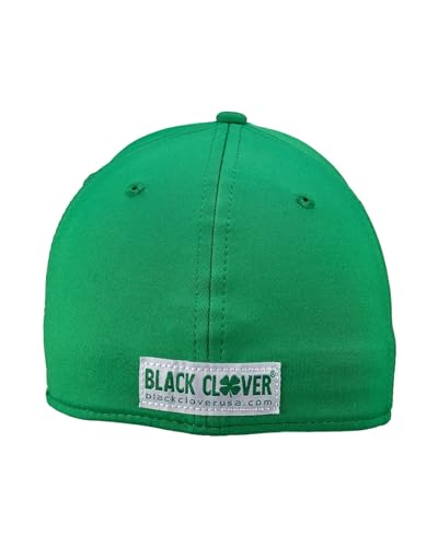 Black Clover Premium Flex Cap - color: 58 - Green/White, size: Small-Medium