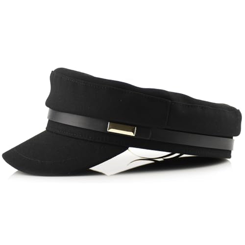 Newsboy Caps Fall Hats for Women Fashionable Vintage - color: T1-flat-black