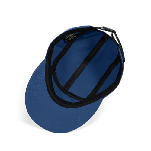 Clakllie Quick Dry Short Brim Cap for Men Lightweight 6 Panel Baseball Cap Golf Dad Hats Women's Running Trucker Hat - color: Blue-gd50