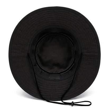 Soul of Adventure Bucket Hat | UV 50+ for Adults | Sun Protection with Adjustable Fit, Moisture-Wicking Fabric - color: Black