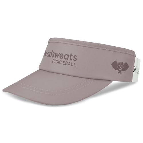 Headsweats Performance Pickleball Hats and Visors - color: Grey, style: Visor