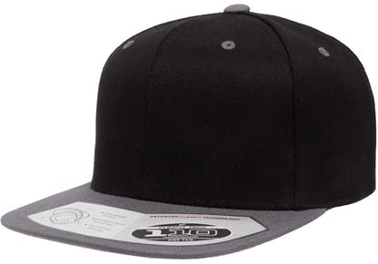 Flexfit Men's 110 Classic Snapback - color: Black/Grey
