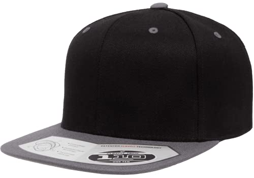 Flexfit Men's 110 Classic Snapback - color: Black/Grey