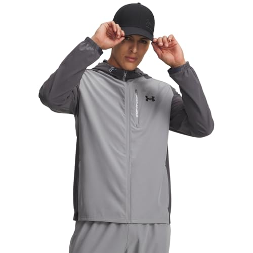 Under Armour Iso-Chill ArmourVent Stretch Fit Hat - color: (004) Black / / Castlerock, size: Small-Medium