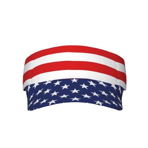 United States 250th Anniversary Hat America Patriotic Visor Caps for Women Men Adjustable Sun Hat - color: American Flag 2
