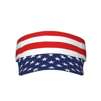 United States 250th Anniversary Hat America Patriotic Visor Caps for Women Men Adjustable Sun Hat - color: American Flag 2