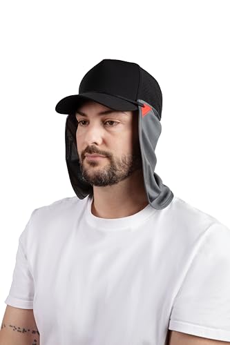 CoolNES - UV Sun Protection Neck Drape Adjustable Multifunctional 2 in 1 Face Covering for Outdoor Fishing - Unisex - color: Coolnes-darkgray