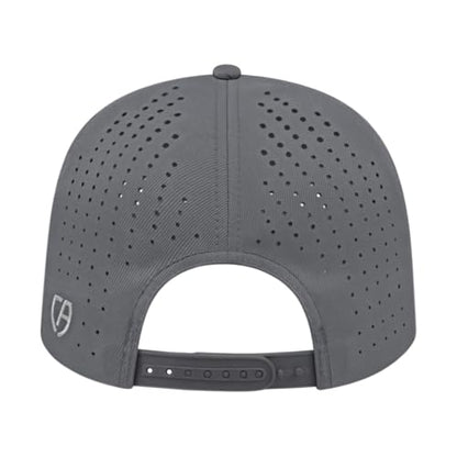 Cap America i8533 Flexfit 110 Performance 6-Panel Adjustable Snapback Cap - color: Graphite