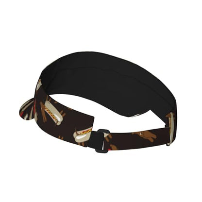 Gianlaima Funny Golf Sun Visor Hat for Women Men - color: Black33