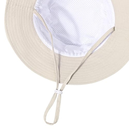 Women Wide Brimmed Sun Hat,Summer Foldable Beach Bucket Hat with UV Protection for Women Young Girls - color: Green & White -2pcs