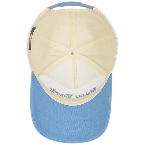 E BY ELIDAN New York Trucker Snapback Hat 3D Embroidered Baseball Cap - color: Cream Denim