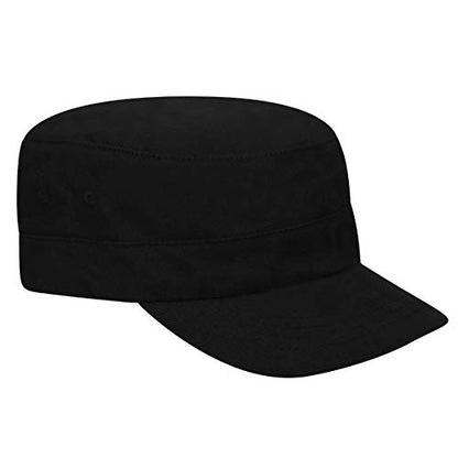Kangol Cotton Twill Army Cap - color: Black, size: Large-X-Large