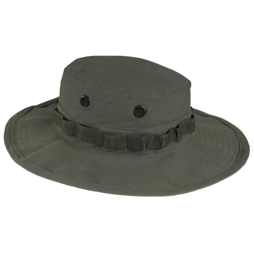 Rothco Vintage Vietnam Style Boonie Hat - Durable Rip-Stop Cotton – Tactical Sun Protection - color: Olive Drab, size: 7 1/4