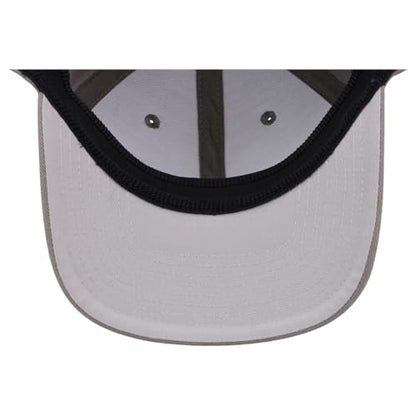 Lids Blank All Star Classic Structured Stretch Fitted Baseball Cap – Curved Bill Hat for Men and Women - color: Charcoal, size: Small-Medium