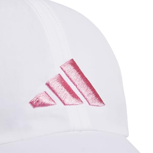 adidas Women's Influencer Hat - color: White/Bliss Pink