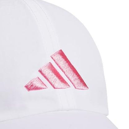adidas Women's Influencer Hat - color: White/Bliss Pink