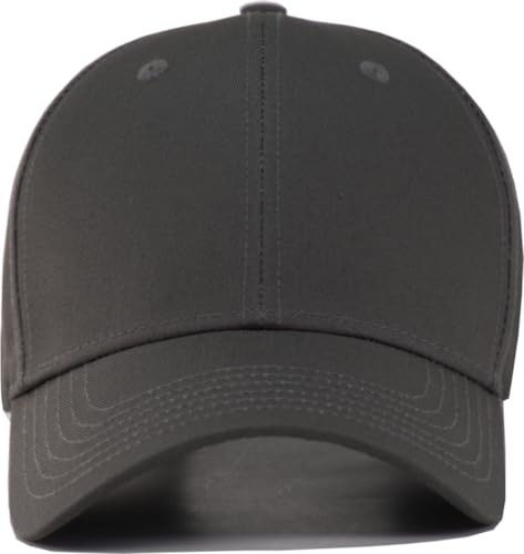 XL XXL 3XL Oversize Baseball Hat for Big Head Men – Adjustable Cotton Golf Ball Cap Fits Larger Sizes 7 3/8-8 1/8 - color: Charcoal