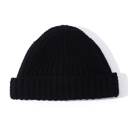 Beanie Men Knit Skull Cap Warm Stocking Hats Women Winter Snow Ski Hats Cuffed Plaid Hat Toboggan Hat - color: Mg-zzm2572-black