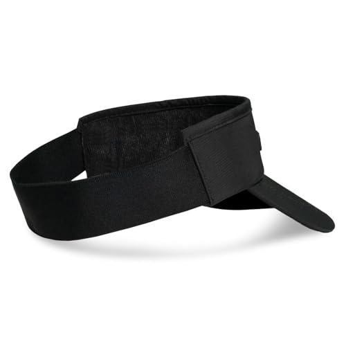 Headsweats Unisex Adult Lightweight Performance Running Sun Visor - color: Black Tonal