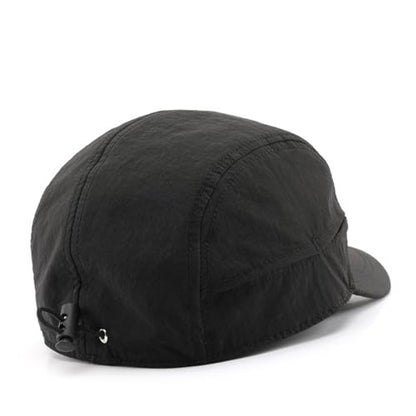 Short Brim Quick-Dry Lightweight Breathable Polyester Baseball Cap Adjustable Drawstring Dad Hat Outdoor Men Women - color: Grey