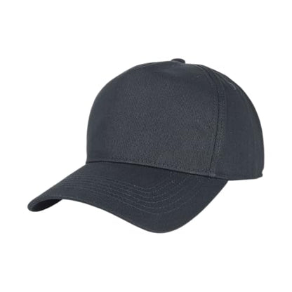 E BY ELIDAN A-Frame Trucker Hat, 5-Panel Blank Snapback - color: Black