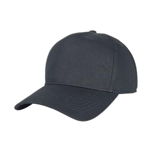 E BY ELIDAN A-Frame Trucker Hat, 5-Panel Blank Snapback - color: Black