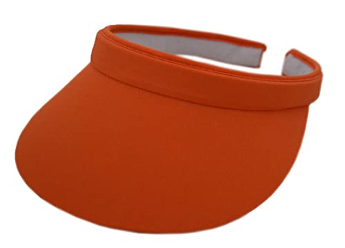 Nayt Women's Nylon Twill Clip-on Visor - color: Orange