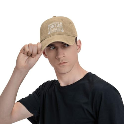 Built in Forties Original and Unrestored Some Parts Hat Women Dad Hat Trendy Hat - color: Natural